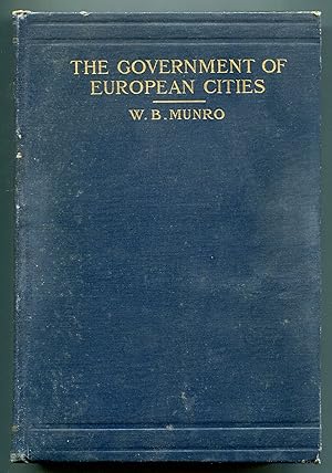 Bild des Verkufers fr The Government of European Cities zum Verkauf von Between the Covers-Rare Books, Inc. ABAA