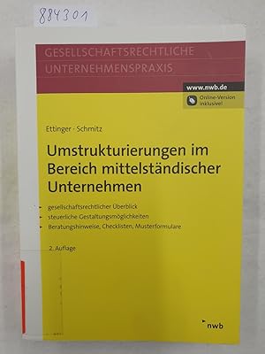 Seller image for Umstrukturierungen im Bereich mittelstndischer Unternehmen : for sale by Versand-Antiquariat Konrad von Agris e.K.