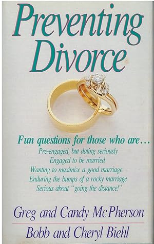 Imagen del vendedor de Preventing Divorce a la venta por First Class Used Books