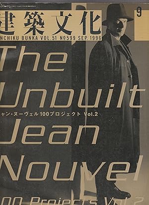 KENCHIKU BUNKA 9. Vol. 51 No. 599 September 1996. THE UNBUILT JEAN NOUVEL 100 Projects Vol. 2