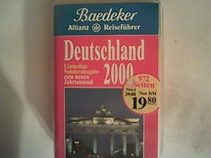 Bild des Verkufers fr Baedeker Allianz Reisefhrer, Deutschland 2000 zum Verkauf von ANTIQUARIAT FRDEBUCH Inh.Michael Simon