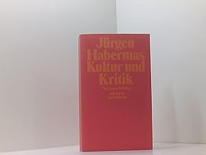 Bild des Verkufers fr Kultur und Kritik. Verstreute Aufstze verstreute Aufstze zum Verkauf von Book Broker