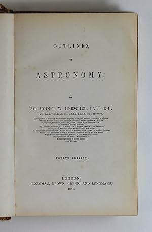 Outlines of Astronomy Fourth edition