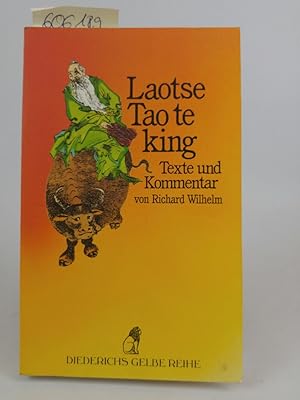 Bild des Verkufers fr Tao te king das Buch vom Sinn und Leben zum Verkauf von ANTIQUARIAT Franke BRUDDENBOOKS