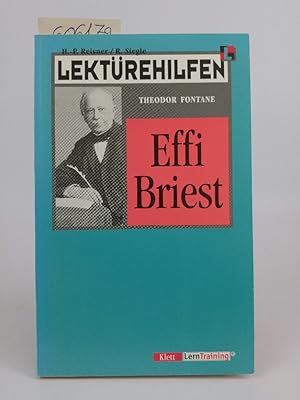 Bild des Verkufers fr Lektrehilfen Theodor Fontane 'Effi Briest' zum Verkauf von ANTIQUARIAT Franke BRUDDENBOOKS