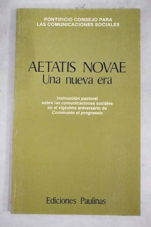 Imagen del vendedor de Aetatis novae a la venta por Alcan Libros