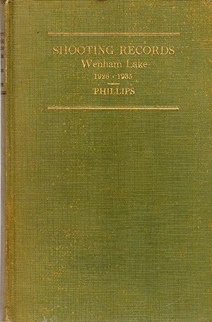 Wenham Lake Shooting Record and the "Farm Bag" 1926-1935 (SIGNED)