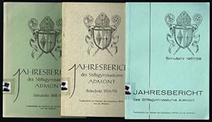 Jahresbericht des Stiftsgymnasiums Admont: Schuljahr 1954/55; Schuljahr 1956/57; Schuljahr 1957/5...