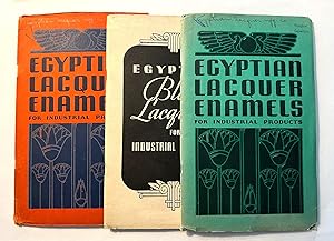 Three titles: (1-2) Egyptian Lacquer Enamels for Industrial Products (1935 and 1940); (3) Egyptia...