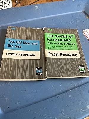 Seller image for 2 titles the snows of kilimanjaro and the old man and the sea for sale by A.C. Daniel's Collectable Books