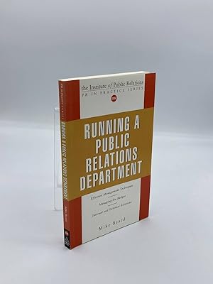Immagine del venditore per Running a Public Relations Department venduto da True Oak Books