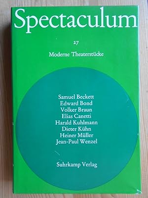 Spectaculum 27. Moderne Theaterstücke ; Teil: 27. Neun moderne Theaterstücke : Samuel Beckett ; E...