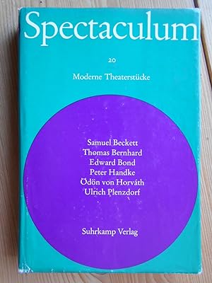 Spectaculum 20. Sechs moderne Theaterstücke.