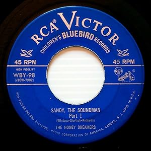 Bild des Verkufers fr Sandy, The Sound Man {Parts I & II) [7" 45 rpm Single] zum Verkauf von Kayleighbug Books, IOBA