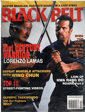 BLACK BELT MAGAZINE: 21st Century Warrior Lorenzo Lamas, October 2000.