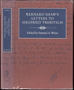 Bild des Verkufers fr Bernard Shaw' s letters to Siegfried Trebitsch. zum Verkauf von Antiquariat Carl Wegner