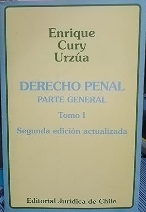 Seller image for Derecho penal. Parte general. Tomo I. Segunda edicin actualizada for sale by Librera Monte Sarmiento