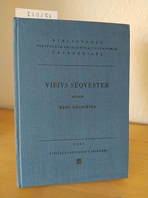 Image du vendeur pour Vibius Sequester. [Edidit Remus Gelsomino]. (= Bibliotheca scriptorum Graecorum et Romanorum Teubneriana). mis en vente par Antiquariat Kretzer