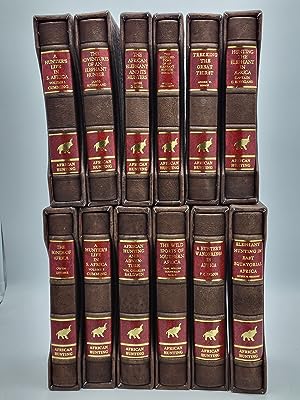 African Hunting Reprint Series, Deluxe edition. (12 volumes). A Hunter's Life in South Africa, 2 ...