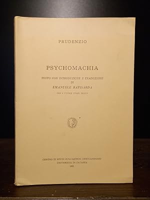 Bild des Verkufers fr Prudenzio. Psychomachia. Testo con Introduzione e traduzione di Emanuele Rapisarda. zum Verkauf von Antiquariat Kretzer