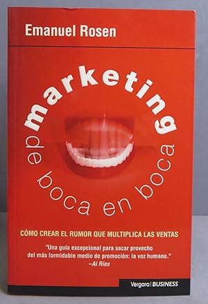 Seller image for Marketing de boca en boca. Emanuel Rosen for sale by EL DESVAN ANTIGEDADES