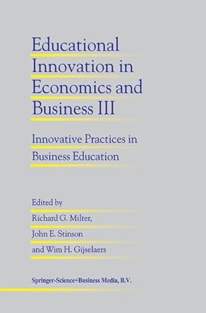 Seller image for Educational Innovation in Economics and Business III for sale by moluna