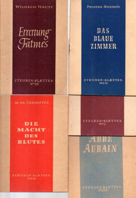 Errettung Fatmes. Das blaue Zimmer./Abbe Aubain Der Fatalist. Die Macht des Blutes.