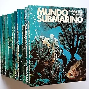 Bild des Verkufers fr Mundo submarino. Enciclopedia Cousteau. 10 tomos zum Verkauf von MAUTALOS LIBRERA