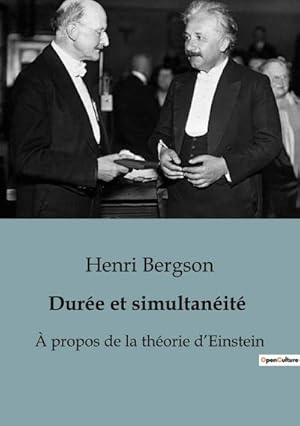 Bild des Verkufers fr Dure et simultanit :  propos de la thorie dEinstein zum Verkauf von AHA-BUCH GmbH