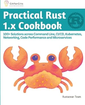Seller image for Practical Rust 1.x Cookbook: 100+ Solutions across Command Line, CI/CD, Kubernetes, Networking, Code Performance and Microservices (Paperback or Softback) for sale by BargainBookStores
