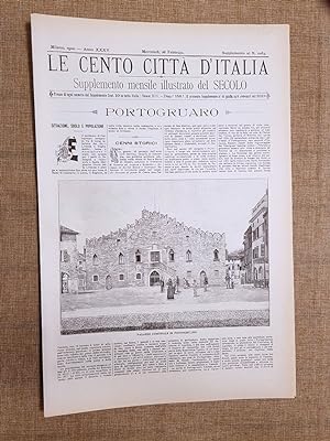 Bild des Verkufers fr Le Cento Citt d'Italia 28 febbraio 1900 Portogruaro Il Secolo Sonzogno Ristampa zum Verkauf von LIBRERIA IL TEMPO CHE FU