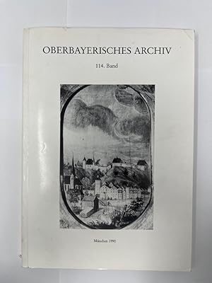 Bild des Verkufers fr Oberbayerisches Archiv - Band 114. Herausgegeben vom Historischen Verein von Oberbayern, zum Verkauf von Antiquariat REDIVIVUS