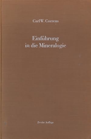 Bild des Verkufers fr Einfhrung in die Mineralogie (Kristallographie und Petrologie). zum Verkauf von Tills Bcherwege (U. Saile-Haedicke)