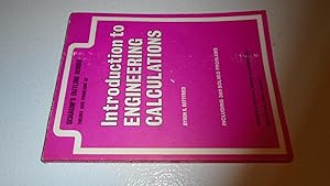 Seller image for Introduction to Engineering Calculations for First Year Students for sale by Bookstore Brengelman