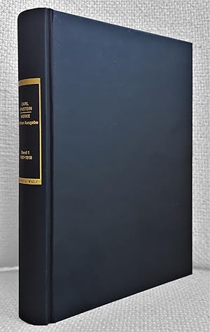 Bild des Verkufers fr Werke. Berliner Ausgabe: Werke Band 1. 1907 - 1918 zum Verkauf von Versand-Antiquariat Dr. Gregor Gumpert
