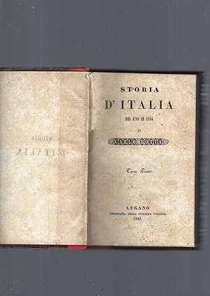 STORIA D' ITALIA DAL 1789 AL 1814