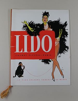 Immagine del venditore per LIDO, le plus clbre cabaret du monde. Couverture illustre par Ren Gruau. venduto da Librairie Christian Chaboud