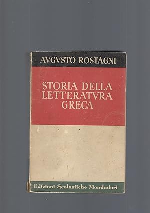 STORIA DELLA LETTERATURA GRECA