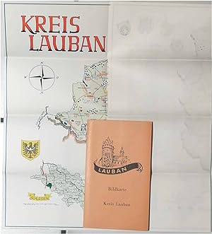Bildkarte Kreis Lauban in Schlesien.