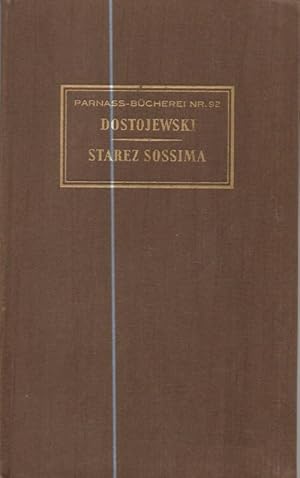 Bild des Verkufers fr Aus dem Leben des Starez Sossima Parnass-Bcherei Nr. 92 zum Verkauf von Auf Buchfhlung