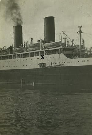 Boat Ocean Liner Steamer| Athos II Old Photo septembre 1930