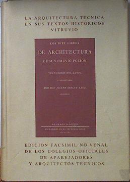Imagen del vendedor de Los diez libros de Architectura a la venta por Almacen de los Libros Olvidados