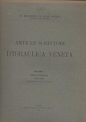 ANTICHI SCRITTORI D' IDRAULICA VANETA , vol. I