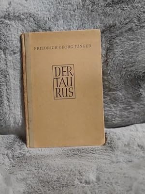 Imagen del vendedor de Der Taurus : Gedichte. a la venta por TschaunersWelt
