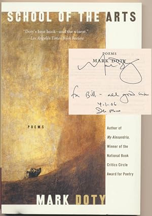 Seller image for School of the Arts: Poems for sale by Main Street Fine Books & Mss, ABAA