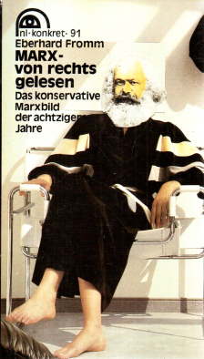 Bild des Verkufers fr Marx - von rechts gelesen. Das konservative Marxbild der achtziger Jahre. zum Verkauf von Leonardu