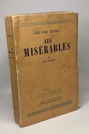 Seller image for Les misrables IV Jean Valgean for sale by crealivres