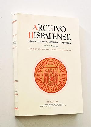 Seller image for ARCHIVO HISPALENSE. Revista Histórica, Literatura y Artística. Tomo I. Año 1886. Edición Fascímil for sale by Libros con Vidas