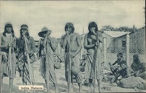 Ansichtskarte / Postkarte Argentinien, Indios Matacos