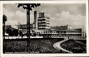 Bild des Verkufers fr Ansichtskarte / Postkarte Stuttgart am Neckar, Weienhofsiedlung, Hhenrestaurant Schnblick, Neues Bauen zum Verkauf von akpool GmbH